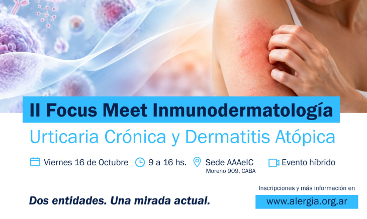 🩺 II Focus Meet Inmunodermatología AAAeIC