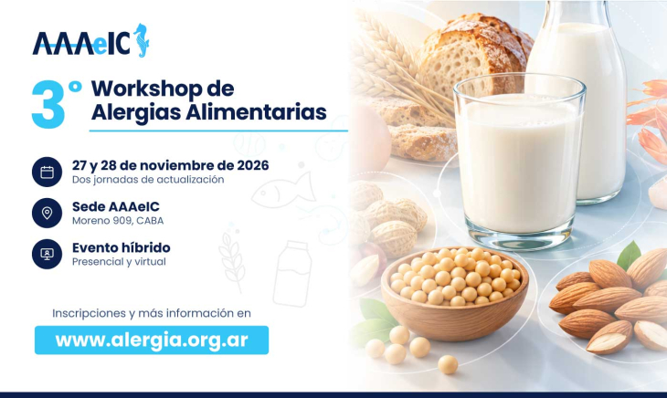 ¡3° Workshop de Alergia Alimentaria!